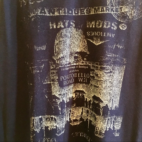 Ben Sherman—London Market Navy Blue Tank Top - Picture 7 of 7